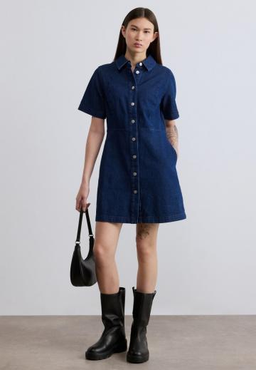 Джинсовое платье