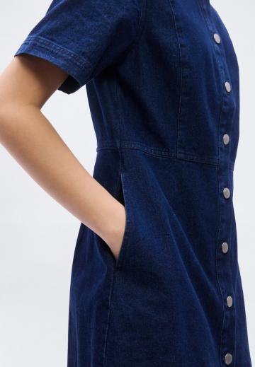 Джинсовое платье