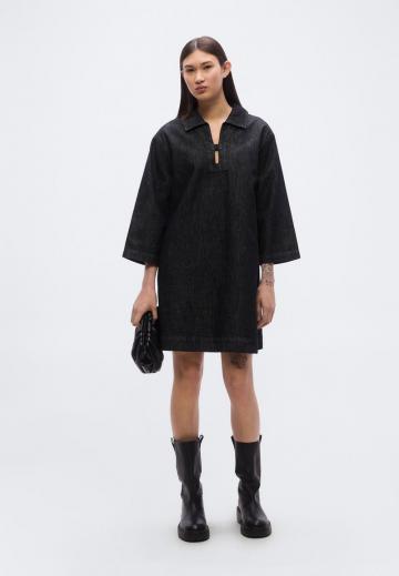 Джинсовое платье