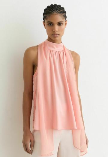 Блузка без рукавов