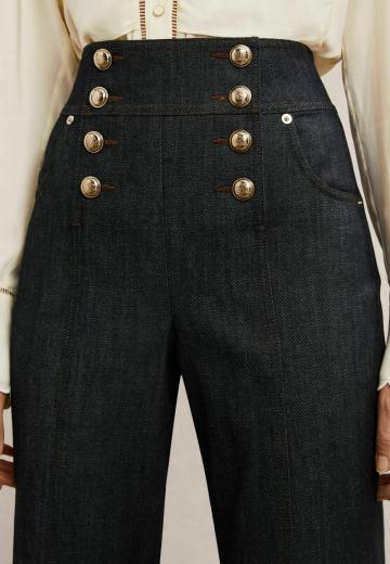 Клешеные джинсы