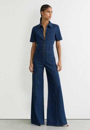 Джинсовый комбинезон