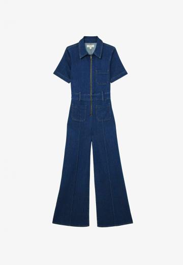 Джинсовый комбинезон