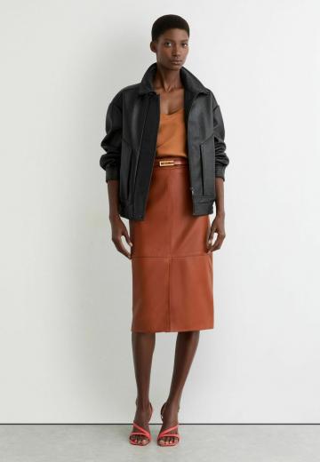 Кожаная юбка