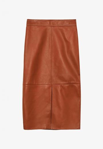 Кожаная юбка