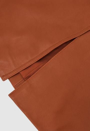 Кожаная юбка