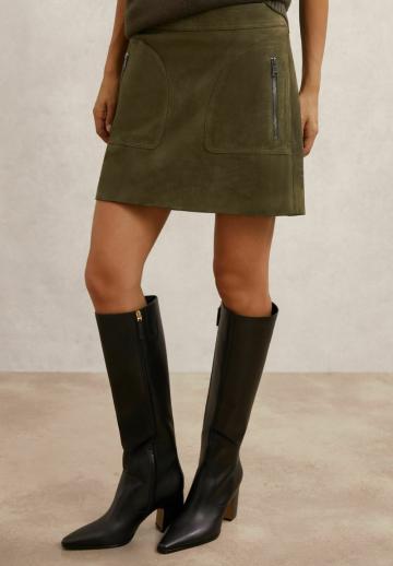 Кожаная юбка