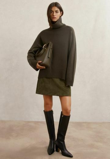 Кожаная юбка