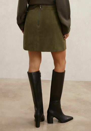 Кожаная юбка