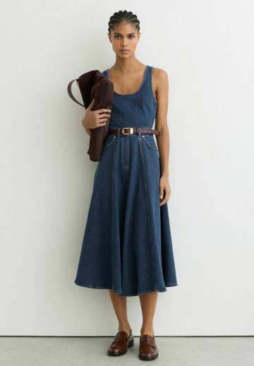 Джинсовый комбинезон