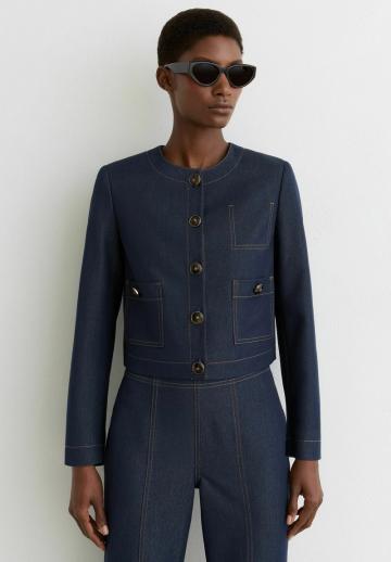 Блейзер с накладными карманами