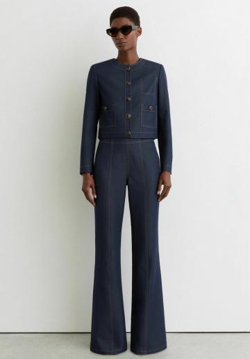 Блейзер с накладными карманами