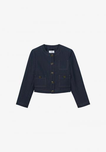 Блейзер с накладными карманами