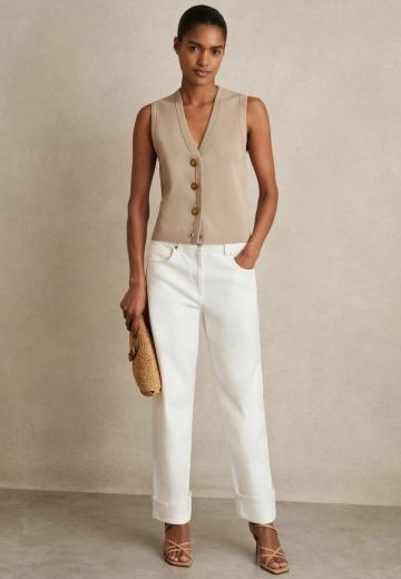 Джинсовая жилетка