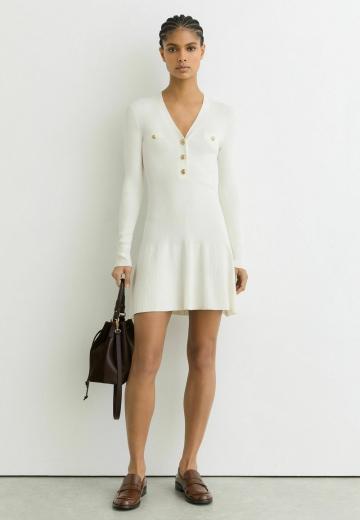 Вязаное платье