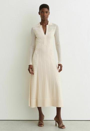 Вязаное платье