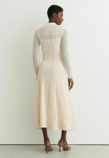 Вязаное платье