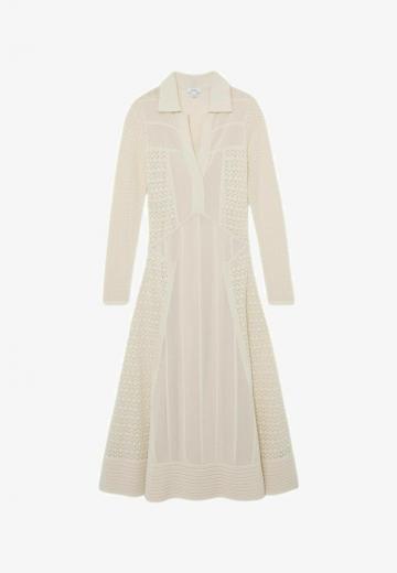 Вязаное платье