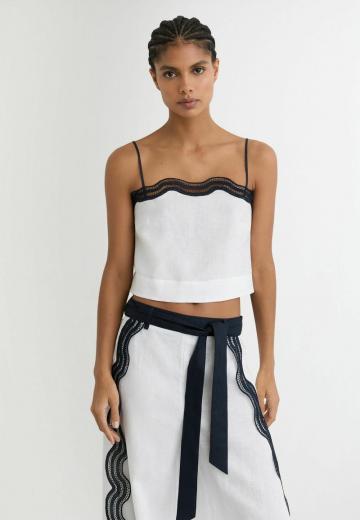 Топ на бретельках