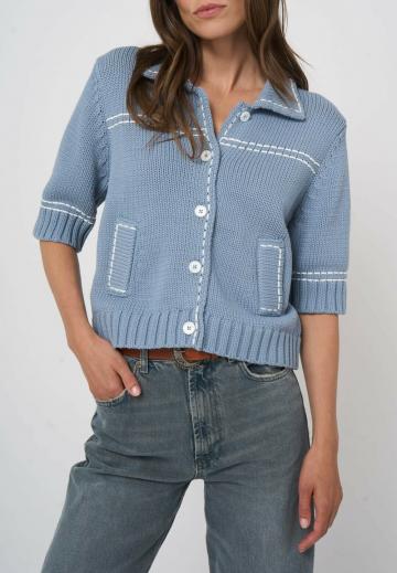 Вязаная кофта