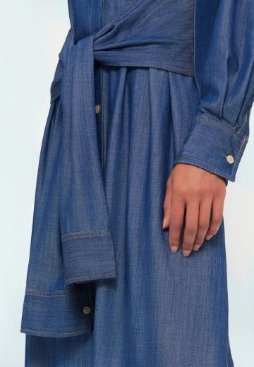 Джинсовое платье