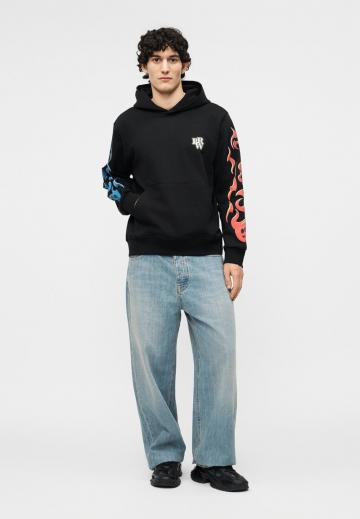 Пуловер с капюшоном