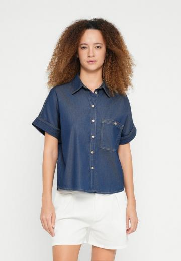 Джинсовая блузка