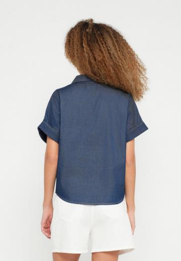 Джинсовая блузка