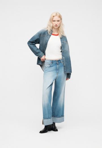 Джинсовая блузка