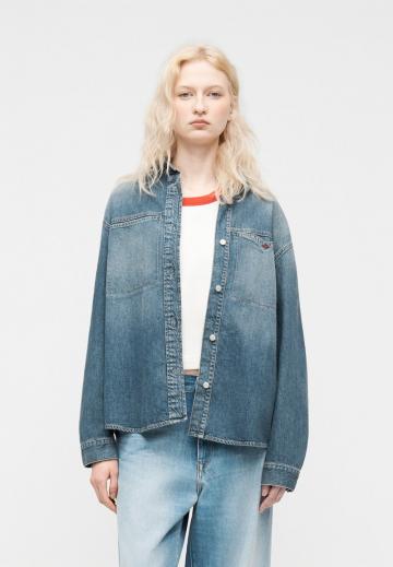 Джинсовая блузка