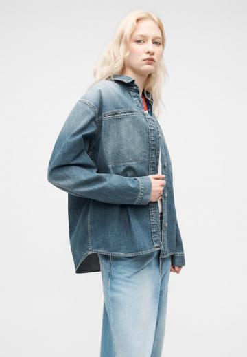 Джинсовая блузка