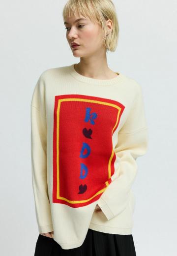 Длинный пуловер