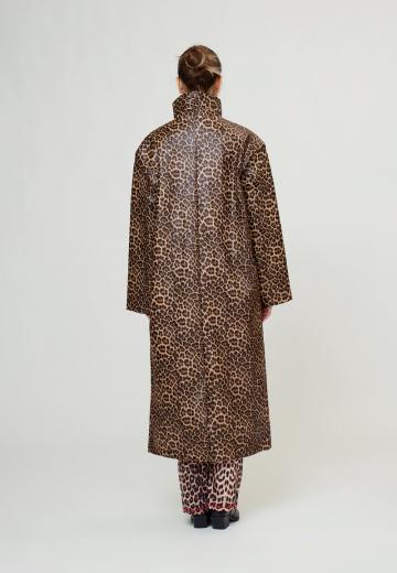 Пальто из искусственной кожи