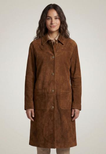 Кожаное пальто