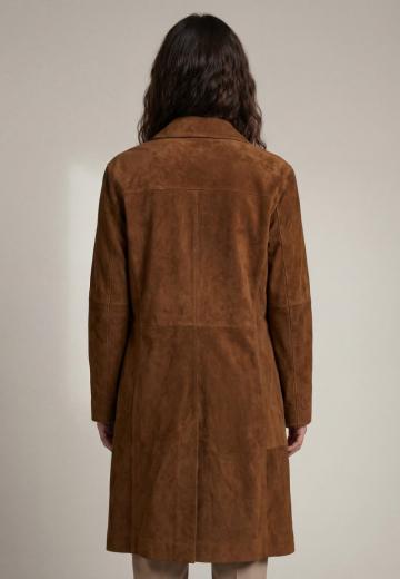 Кожаное пальто