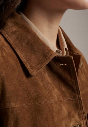 Кожаное пальто