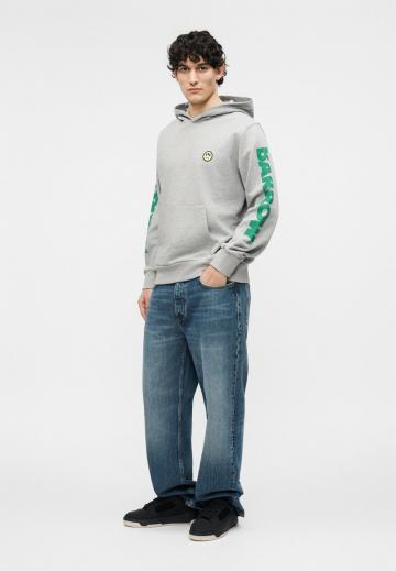 Пуловер с капюшоном