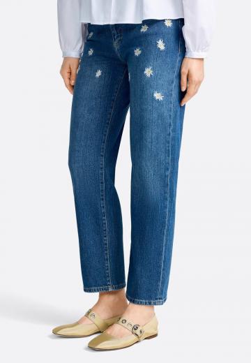Прямые джинсы