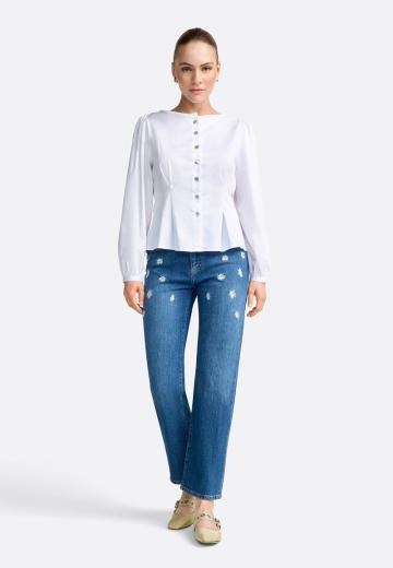 Прямые джинсы