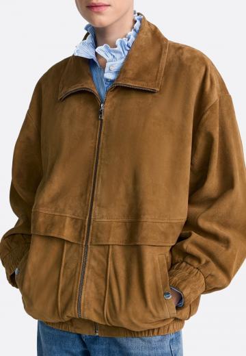 Кожаное пальто