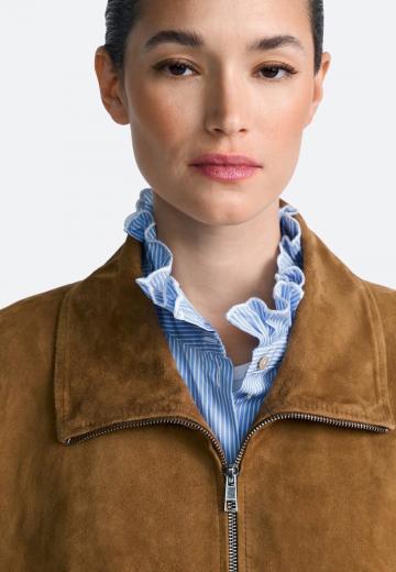 Кожаное пальто