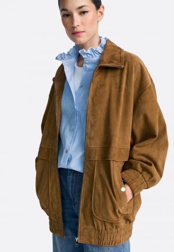 Кожаное пальто