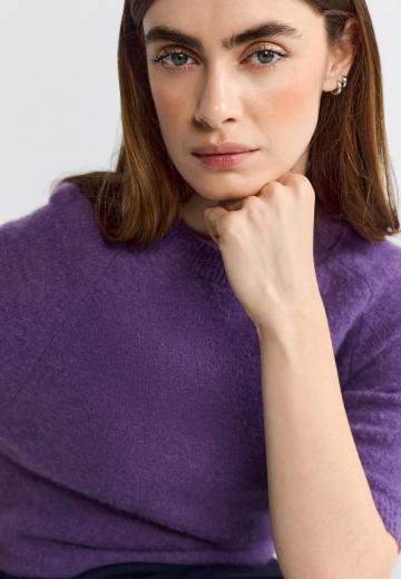 Пуловер с коротким рукавом