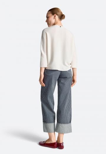 Пуловер с рукавом три четверти