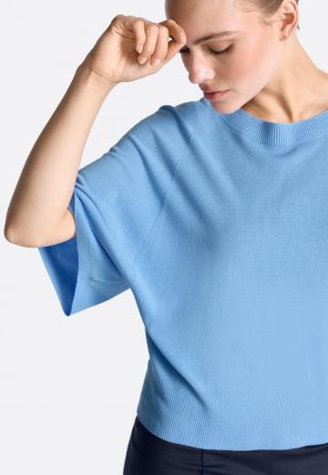 Пуловер с рукавом три четверти