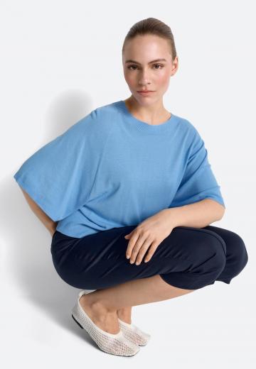 Пуловер с рукавом три четверти