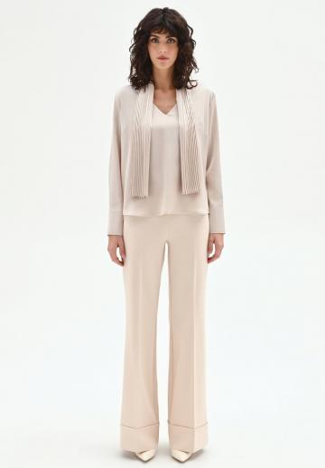 Атласная блузка