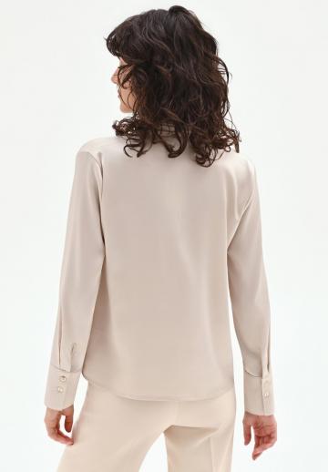 Атласная блузка