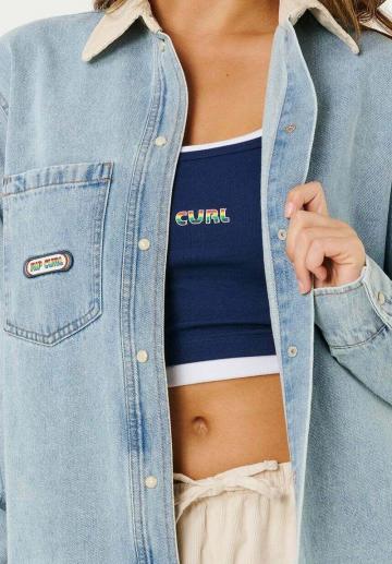 Джинсовая блузка