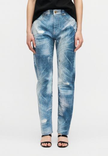 Прямые джинсы